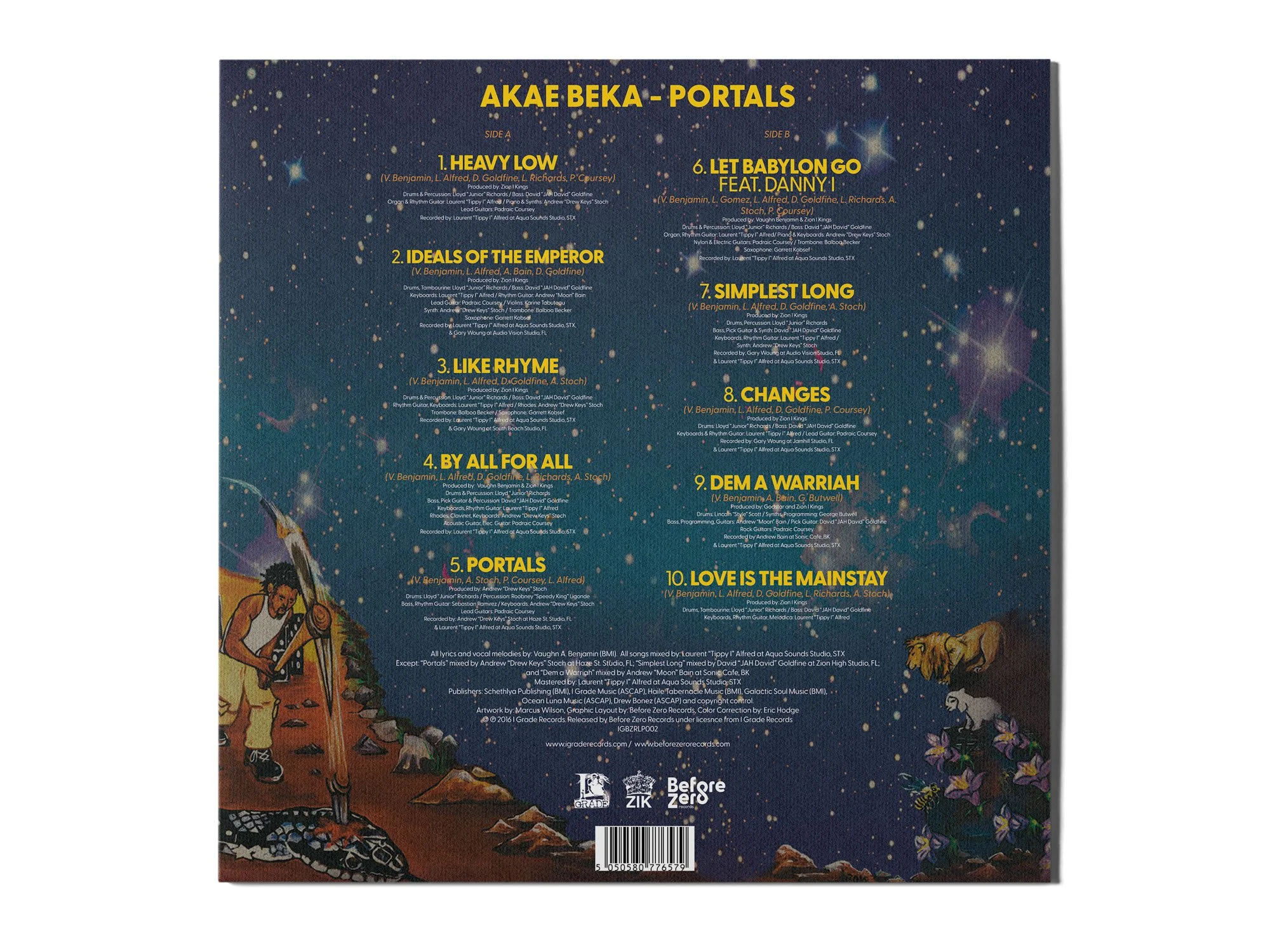IGBZRLP002 – Akae Beka – Portals LP — I-ROOTS RECORDS